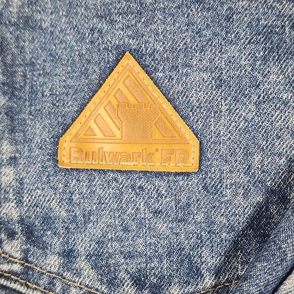 Bulwark FR Flame Resistant Jeans Mens 34x34 Straight Leg Cotton Denim Workwear - Picture 3 of 11